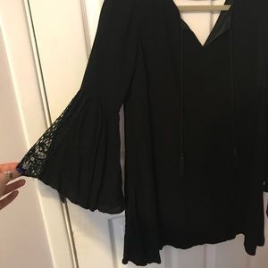 Black long sleeve dress